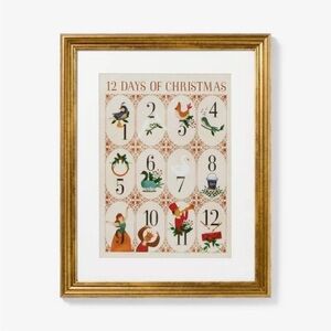 16x20 12 Days of Christmas Framed Wall Art Print - Threshold with Studio McGee